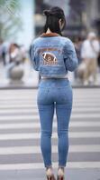 牛仔裤美女0