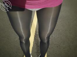 真空了露出，下次只穿内裤压马路1