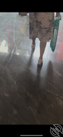 跟踪尾随美女打胶平底鞋2