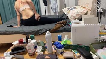 【海角原创98】老妈的瑜伽库里丝,破铜进屌肏水穴,骚逼像喷泉一样喷水1