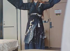 原创21. 带着亲侄女在外地过夜，侄女穿着战国服饰被我操2