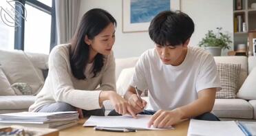 ai短剧妈妈陪儿子高考1