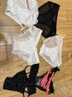 分享姐姐的晾晒，这都是些啥玩意啊，反差直接是个骚逼，顺便翻出姐姐的内内撸1