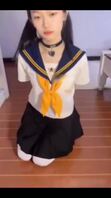 极品露脸萝莉妹妹，04年女大学生水手服母狗妹妹自慰