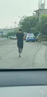七夕黑丝高跟骚货出门挨操