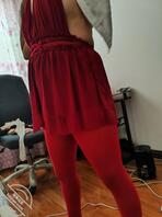 （32）今天的主题是让老妈换上红色套装，内射妈妈后流到了我的腿上2