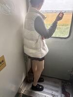 跟对象出游，第一次遇到对象被街射1