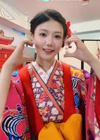 广州极品学姐黄雅琪，穿上和服化身日本女优，不知道什么时候下海拍片2