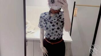 【原创】表哥帮我拍---空姐装---【风吹乳动奶罩飘】0