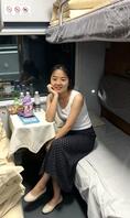 中秋坐火车回老家0