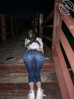 (真实原创)今晚和表姐逛湿地公园0