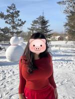 (原创)跟姐姐一起出来玩雪啦0