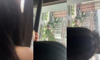 酒店约操人妻窗户边操逼