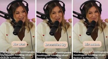 结婚典礼当天！新娘惊见这一幕想悔婚新郎在吸婆婆的母乳1