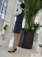 肉丝职业装看着78都硬0