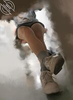 桌底偷拍寂寞热裤师范骚货女大美腿2