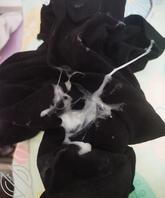 偷拿嫂子黑丝打飞机,忍不住射了!2