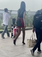 （71）偶遇极品性感少妇 黑丝 大长腿 高跟 包臀裙2