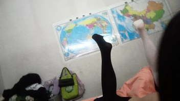 （女生想调私）网调骚货女大学生，黑白双丝2