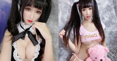 大眼萌妹「阿乃」长得甜美还会跳舞！超火辣「爆乳福利」大放送0