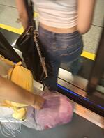 地铁高峰期顶臀2