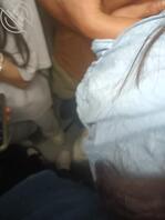 地铁高峰期顶臀