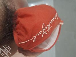 再次打胶小婶婶原味内衣1