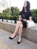 【鉴赏大赛】街拍美女，气质优雅！撸射留言！！！1