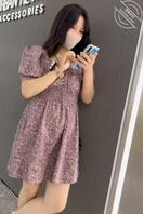 碎花裙小姐姐，肉丝黄内坐镜头0