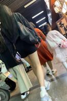 街拍大长腿美女2