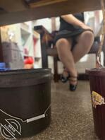 泡茶抄底电脑维修店老板娘 1