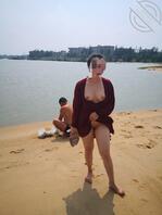 （海边篇）真实原创露出。可接受3P4P1