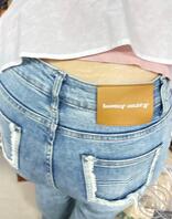 牛仔翘臀防撞梁性感小红内内