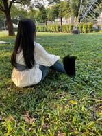 今天天气不错,和我的小棉袄出来散散步。391