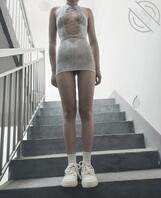 终于放开内心去体验露出了1