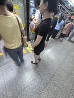 地铁 冷白皮 平底船皮鞋0