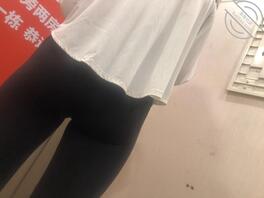 瑜伽美臀，可惜黑色真的不显臀型1