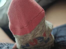 妹妹闺蜜的灰色原味袜子2