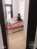 骚姨妈《55》，回来就看到小姨妈撅着大屁股露内裤，给我看的硬邦邦的1