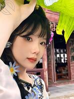 高中美女同学，一张魅脸