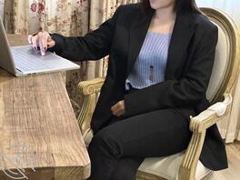 6;小妈西装革履的女强人范,强烈的反差感0