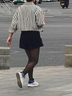 街拍牛仔包臀裙0