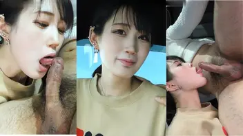 气质舌钉小模特看着挺温柔正经其实是个骚货反差婊跟猥琐大叔在车上约炮0