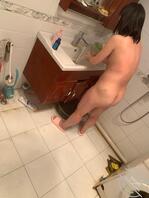 洗澡的老婆1