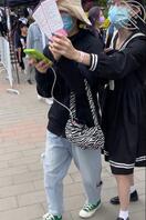 眼镜学院风连衣裙小姐姐，肉丝白内内0