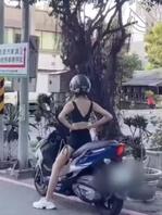 热裤长腿电单车妹妹失惊无神跳劲舞 正面照曝光 网友狂呼恋爱了 1