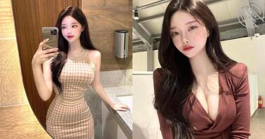 脾气坏坏的&ldquo;高冷正妹老闆娘&rdquo;，深V装展现&ldquo;超凶曲线&rdquo;！