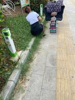 街拍中国黄金女店员，黑丝少妇1