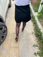 街拍中国黄金女店员，黑丝少妇2