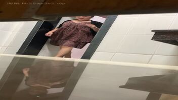 躲在女厕拍少妇上厕所出水量大